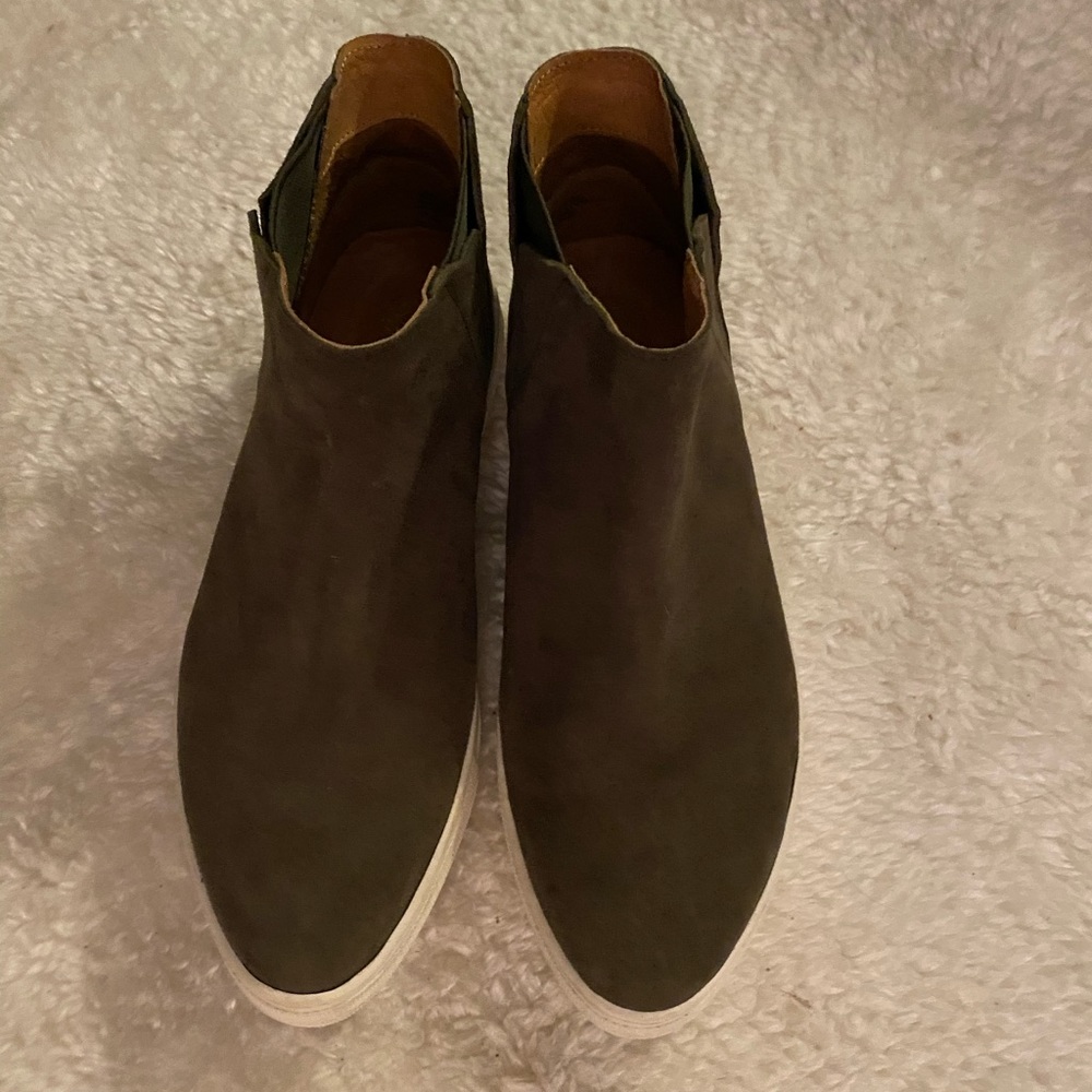 Seychelles New Suede Olive Hightops